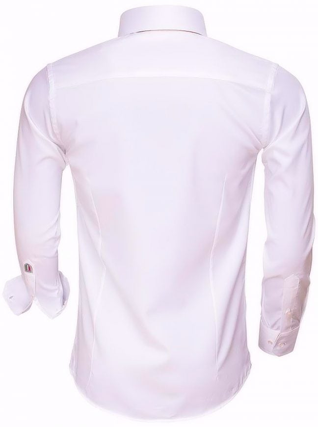 Wam Italiaans Overhemd Wit 75531 - Bendelli