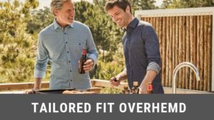 Tailored fit overhemd