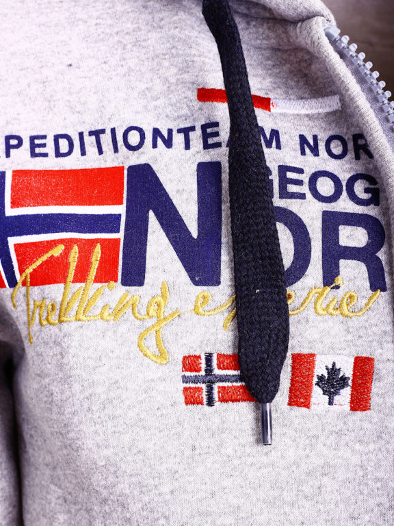 Geographical Norway vest heren sweater grijs Galliator bij Bendelli (3)
