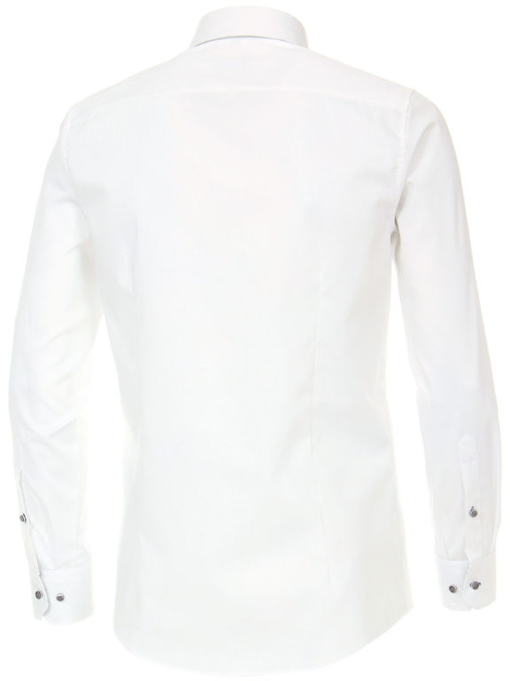 Venti overhemd wit met een motief strijkvrij kent boord lange mouw gewerkt 103370600-000 (2)