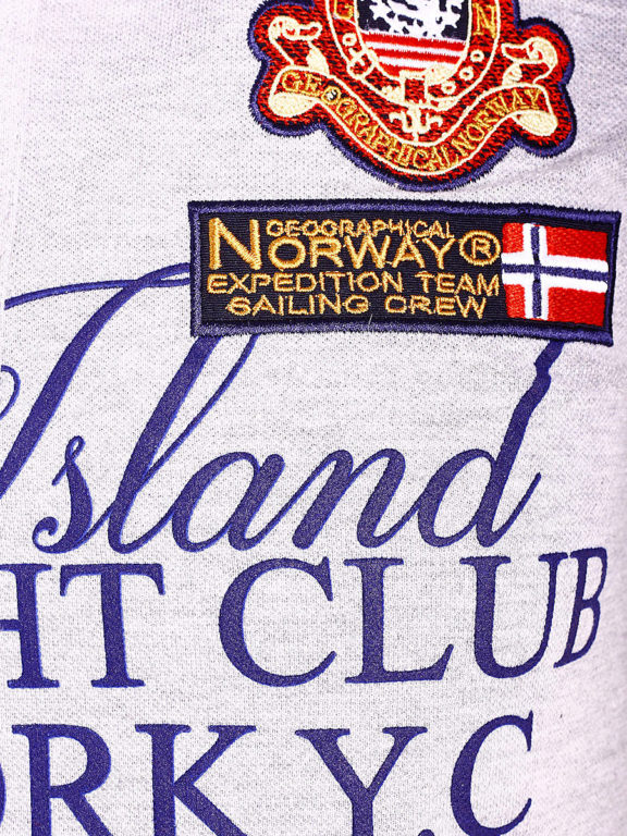 Geographical Norway poloshirt grijs Keylong Long Island New York USA (4)