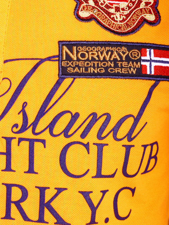 Geographical Norway poloshirt oranje Keylong Long Island New York USA (4)