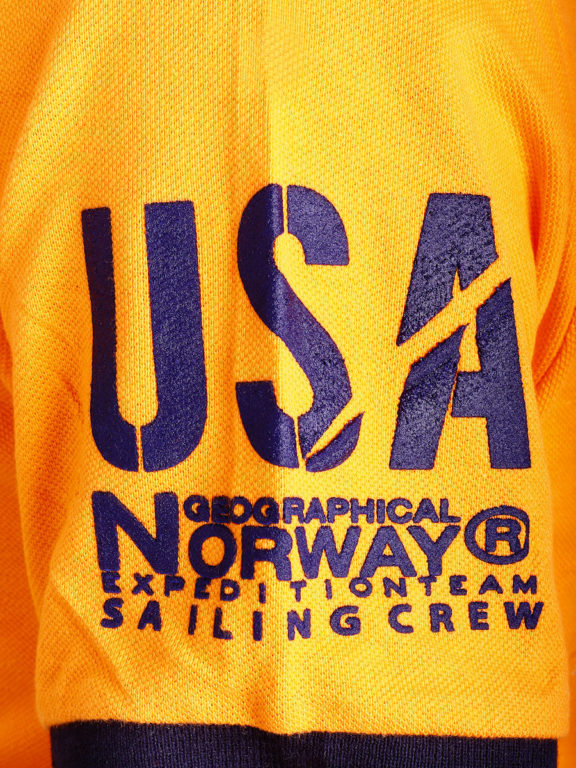 Geographical Norway poloshirt oranje Keylong Long Island New York USA (6)