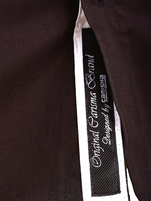 Carisma zwart overhemd lange mouw klassieke boord met stretch 8441 (4)