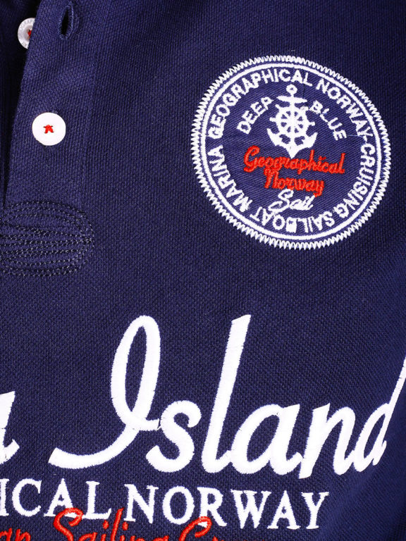 Geographical Norway polo shirt heren blauw Corsica Island Kulampo (3)
