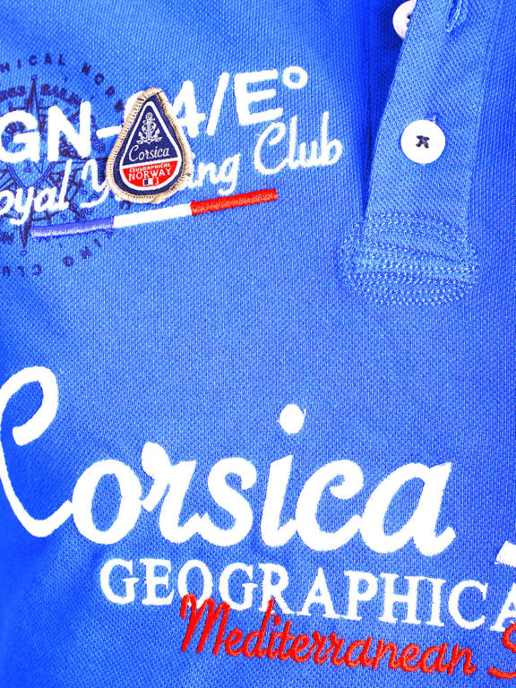 Geographical Norway polo shirt heren kobalt Corsica Island Kulampo (3)