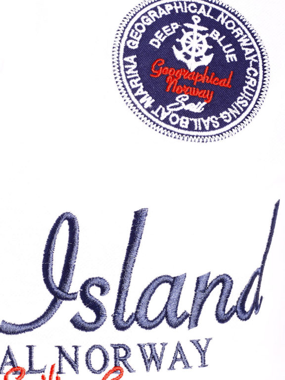 Geographical Norway polo shirt heren wit Corsica Island Kulampo (5)