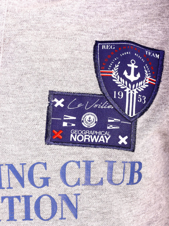 Geographical Norway Polo Shirt Grijs Sailing Club Shirts Kebastien (5)