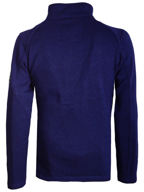 Fleece vest heren Blauw Geographical Norway sweater met rits Trampoline (9)