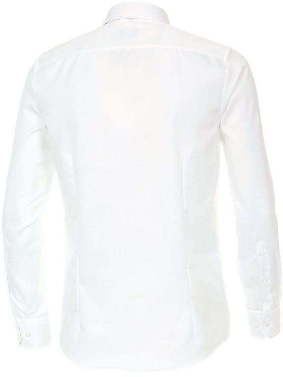 Venti overhemd wit basis kent boord heren 001880-000 (3)