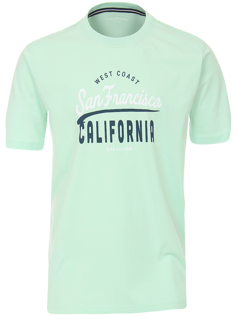 Schande Meter Door Casa Moda T-shirt San Francisco Turquoise 913594100-363 -