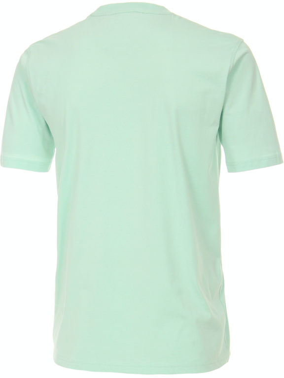 Casa Moda t-shirt turquoise ronde hals west coast California 913594100-363 Bendelli (7)
