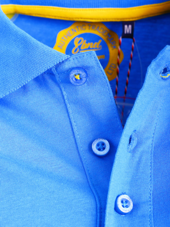 E-bound Polo Shirt Heren Met California Pacific Print Blauw 145930.H.PO (4)