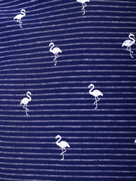 E-Bound poloshirt heren blauw met vogelmotief met jeans kraag 145747.H.PO (4)