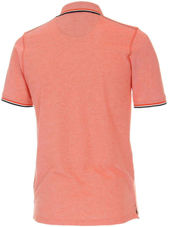Casa Moda polo shirt Santa Monica Ocean beach met print oranje 913672500-460 (2)