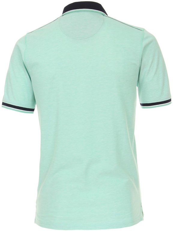 Casa Moda polo shirt groen Santa Monica summer vibes met print 913672900-313 (2)