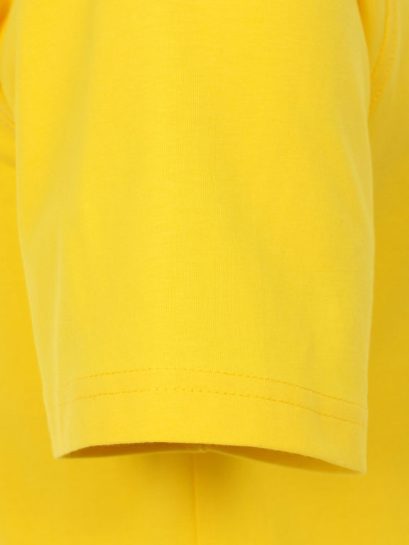 Casa Moda t-shirt geel ronde hals california 913594100-537 (5)