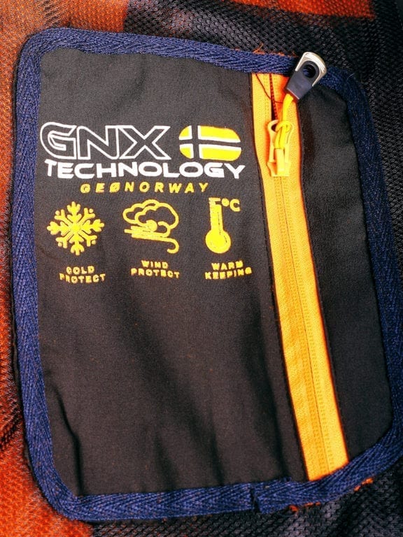 Geographical Norway softshell jas heren afneembare kraag blauw Rumba waterdicht (2)