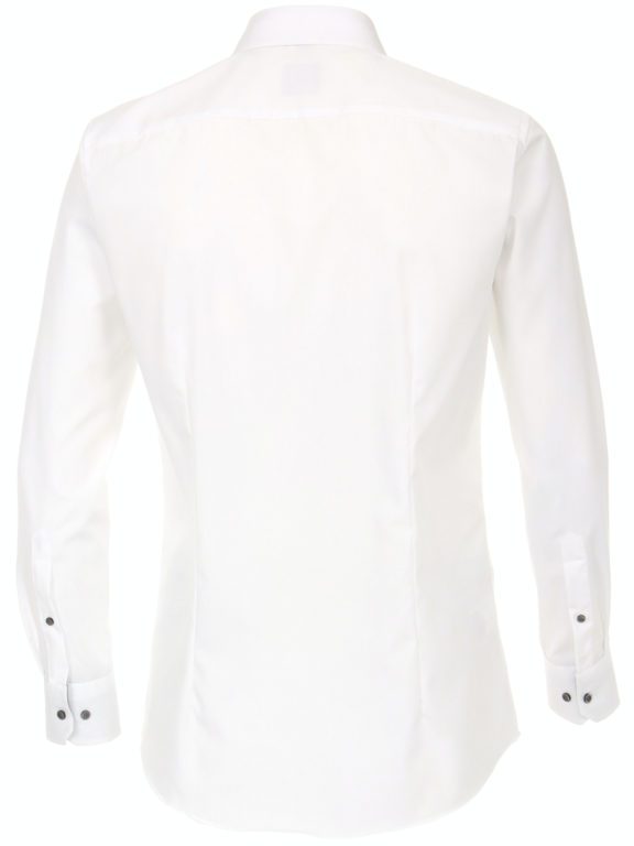 Venti Overhemd Wit Modern Fit kent kraag 103454500-003 (1)