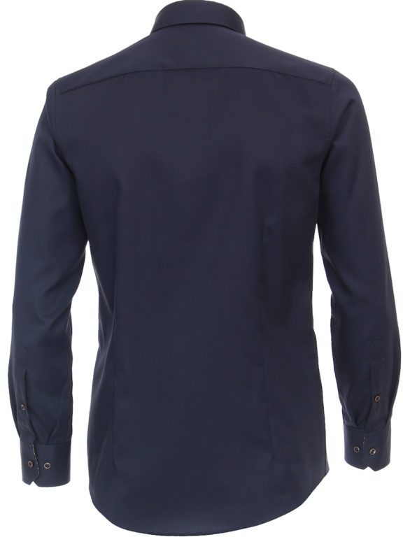 Blauw overhemd dubbele kraag regular fit Venti-113785600-116 (2)