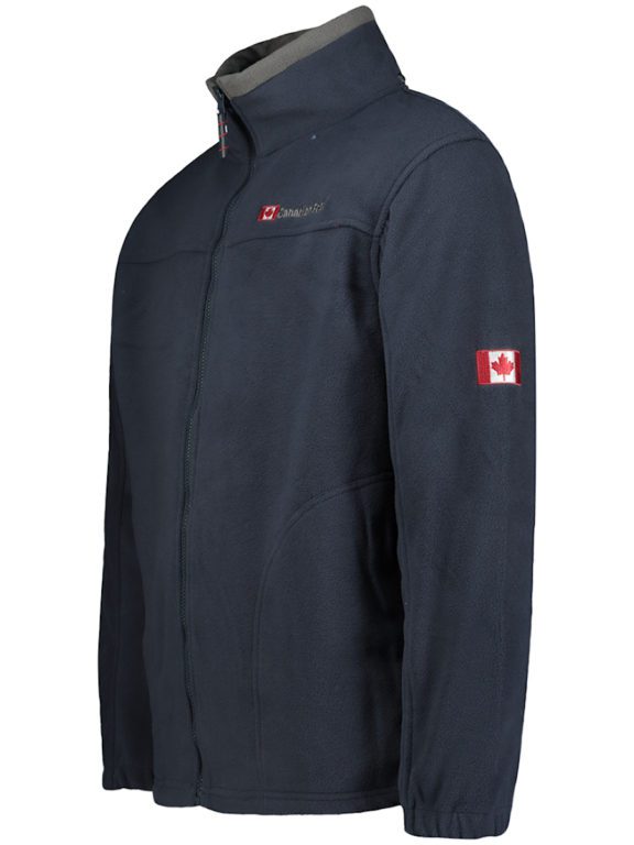 fleece vest met rits heren blauw Canadian Peak Ultona (1)