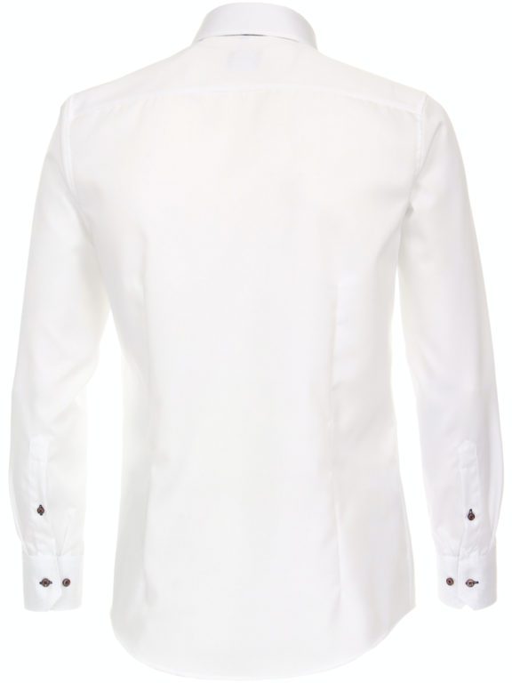 Wit Overhemd Dubbele Kraag Venti 113785600-000 achterkant