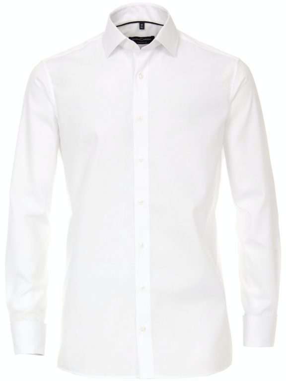wit overhemd met dubbele manchet Venti 005380-000 voorkant
