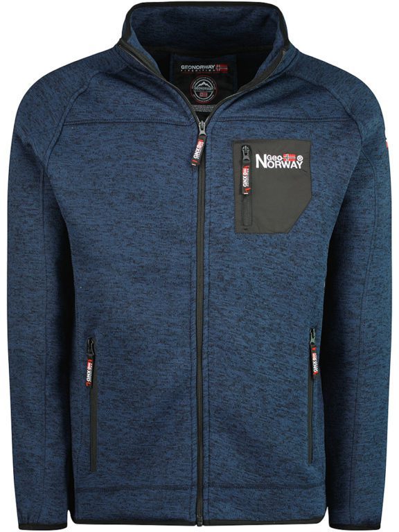 fleece vest heren blauw met borstzakje Geographical Norway Title (1)