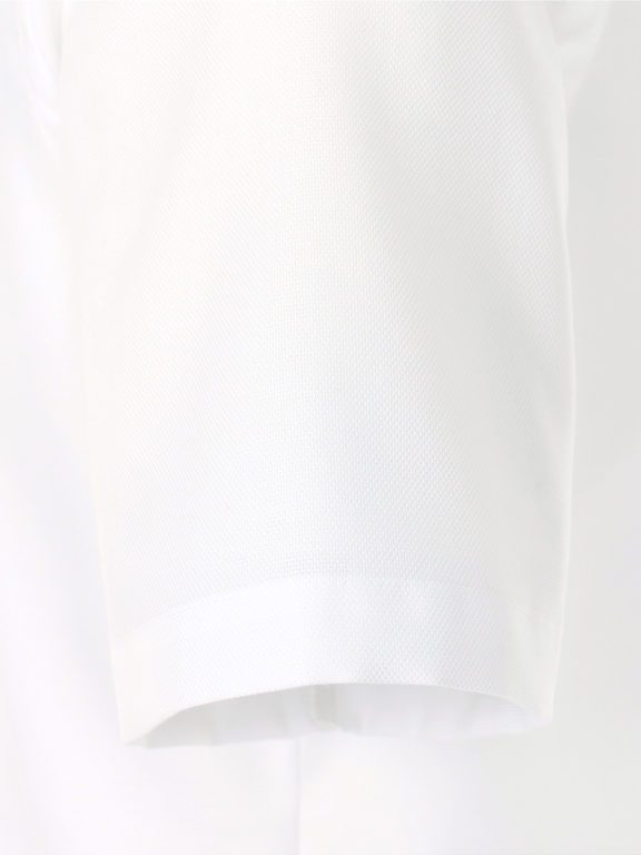Overhemd korte mouw heren wit zwarte knopen Venti 603447800_000 (4)