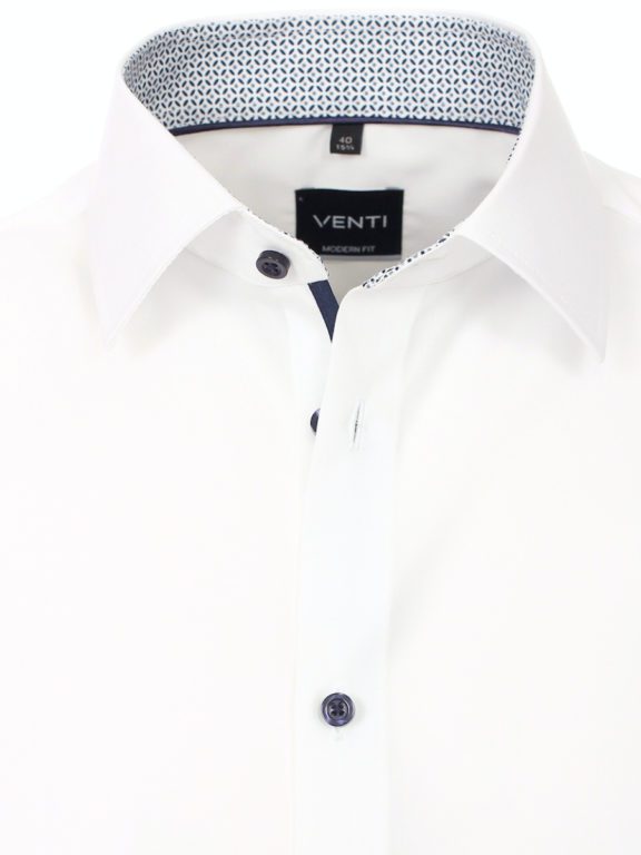Wit overhemd lange mouw kent boord Venti 103469000_000 (1)