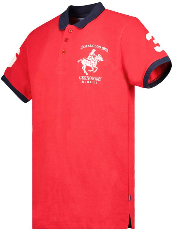 Poloshirt rood Royal Club Geographical Norway Kolton (4)