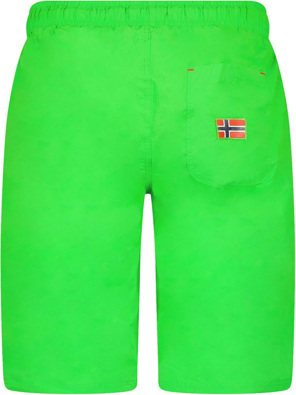 Zwembroek heren groen met opbergzakken Geographical Norway Qoffroy (3)