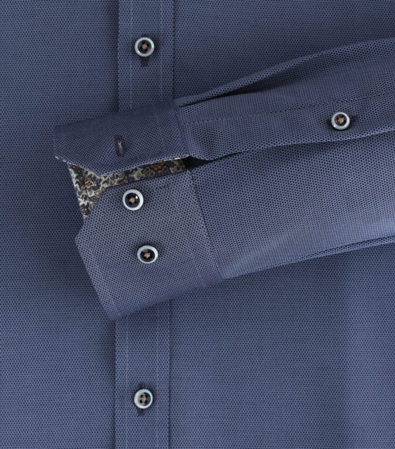 Venti Overhemd Blauw Button Down Boord 123932800-103 detail
