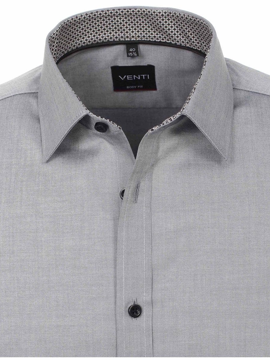 Gewoon wasmiddel Oprichter Venti Overhemd Zilver Body Fit Edition 193295600-705 - Bendelli