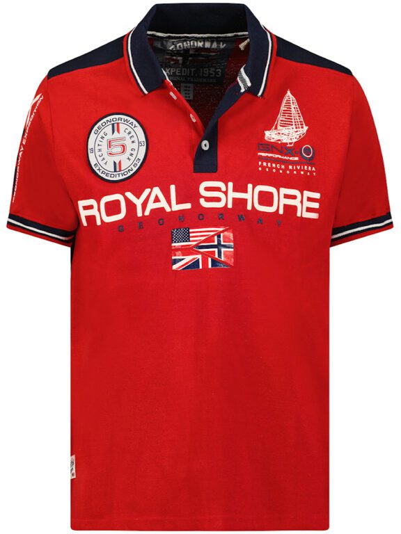 Geographical Norway Kamacho Polo Rood (1)