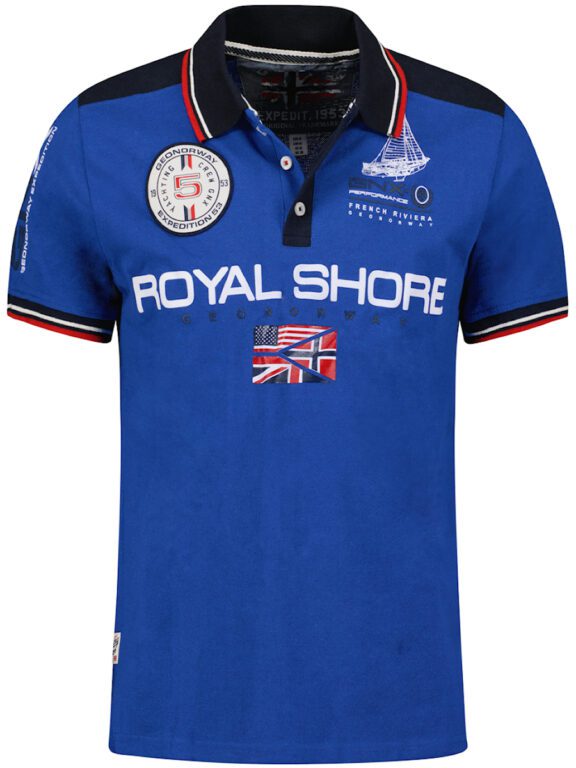 Geographical Norway Kamacho Polo Royal Blue (1)
