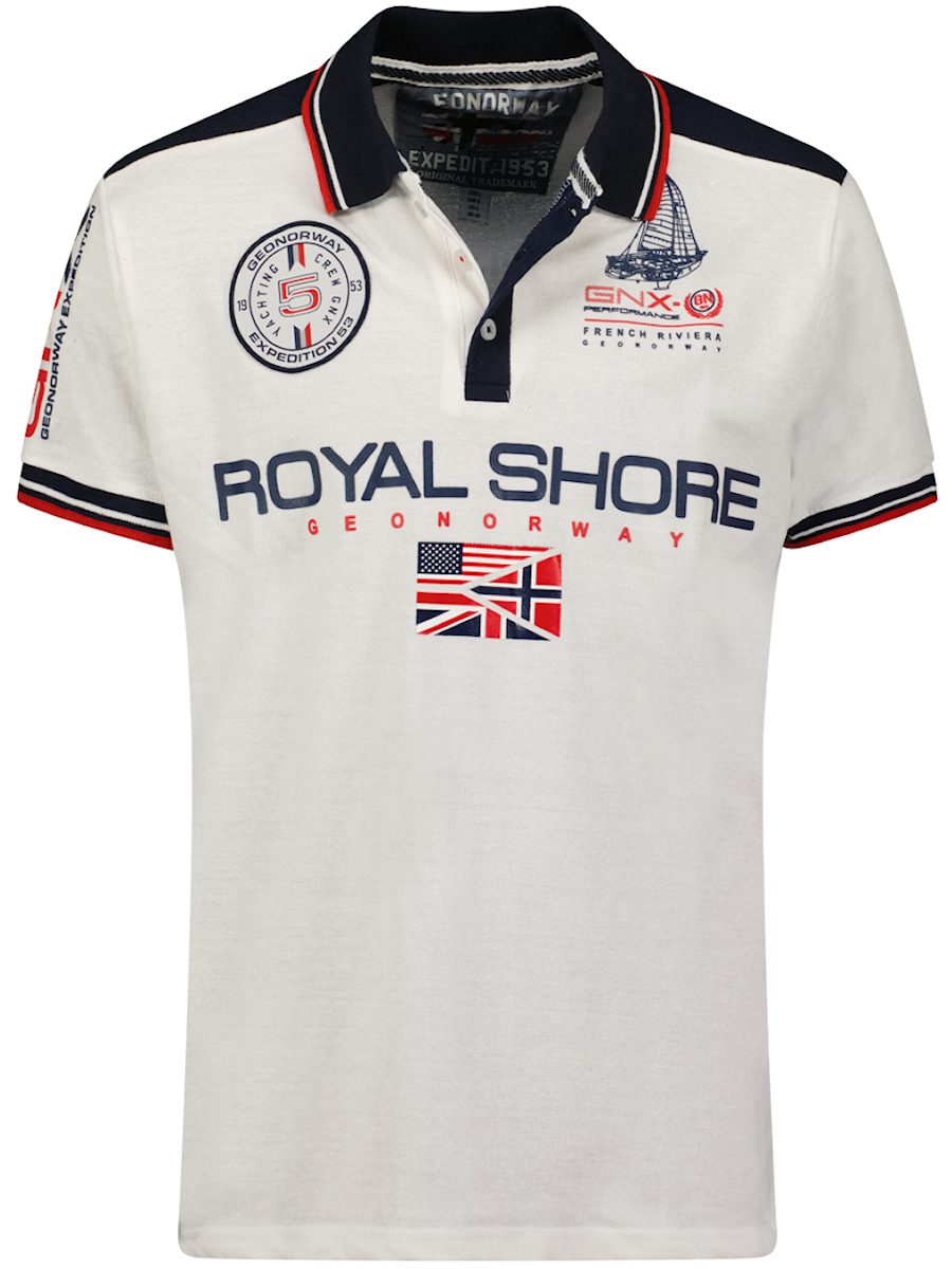 Geographical Norway Kamacho Polo Wit (1)