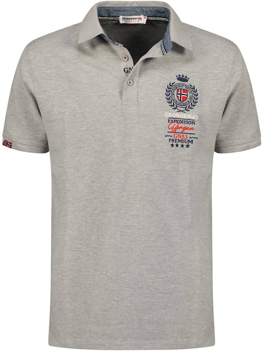 Geographical Norway Polo Kauri Grijs (1)