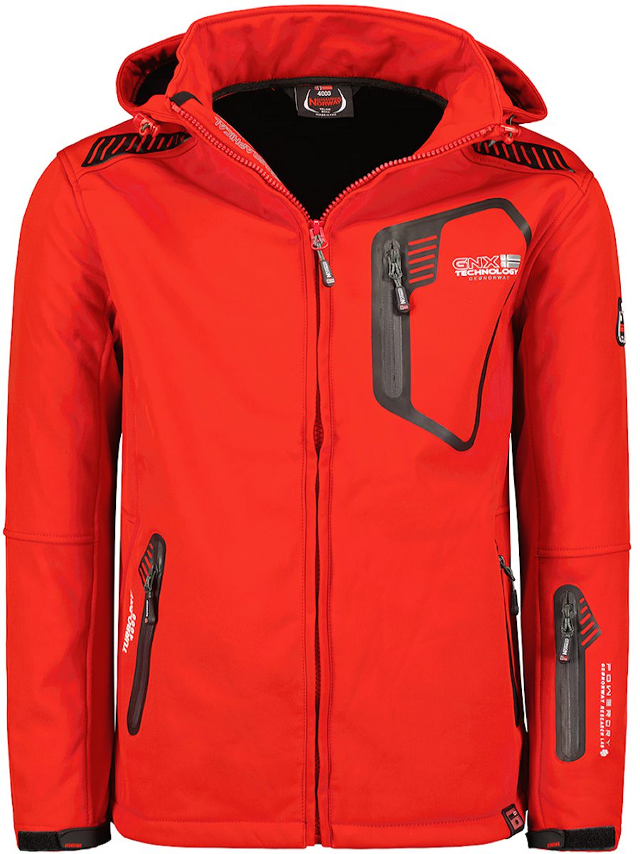 Geographical Norway Softshell Jas Tanada Rood (1)