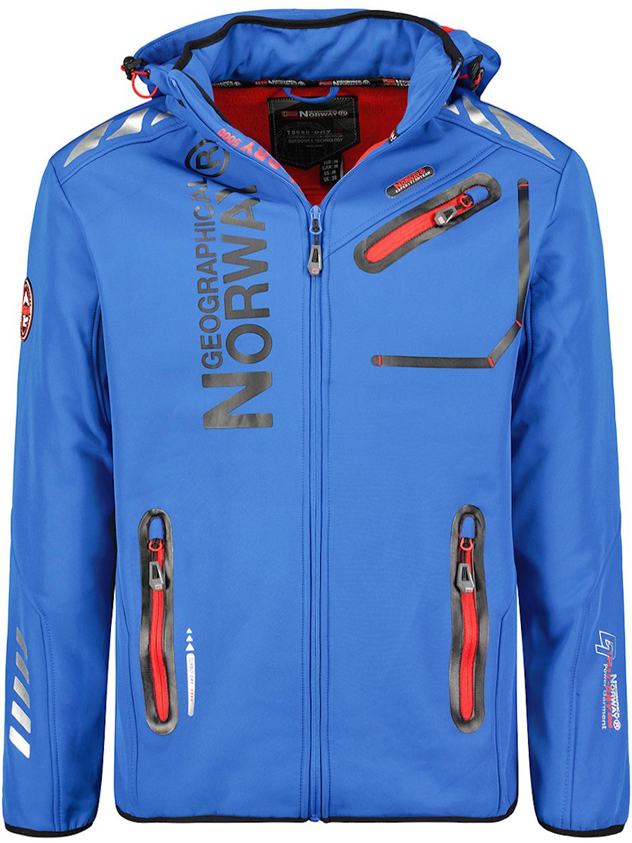 Geographical Norway Softshell Jas Royaute Blue (1)