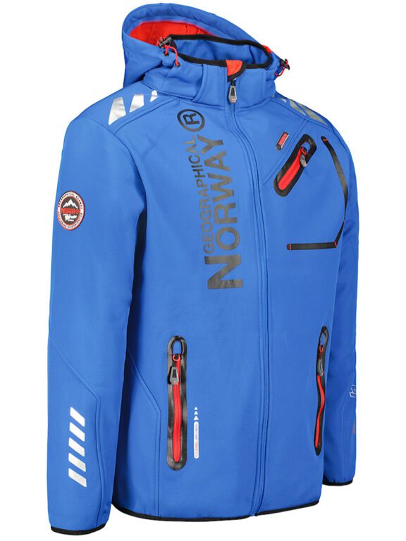 Geographical Norway Softshell Jas Royaute Blue (3)