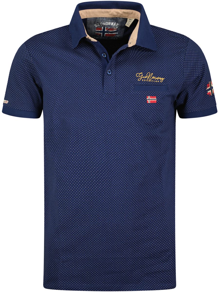 Geographical Norway Polo Kingdom Blauw met Motief (1)