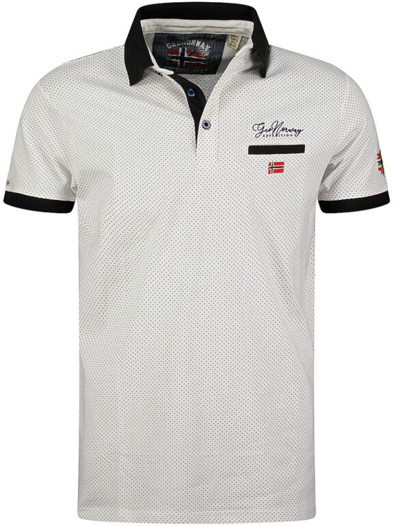 Geographical Norway Polo Kingdom Met Stip Motief Wit (1)