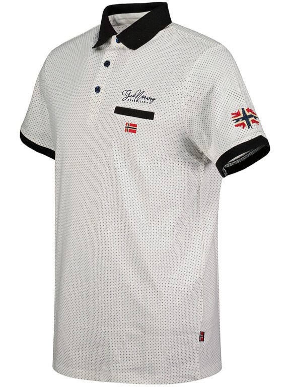 Geographical Norway Polo Kingdom Met Stip Motief Wit (3)