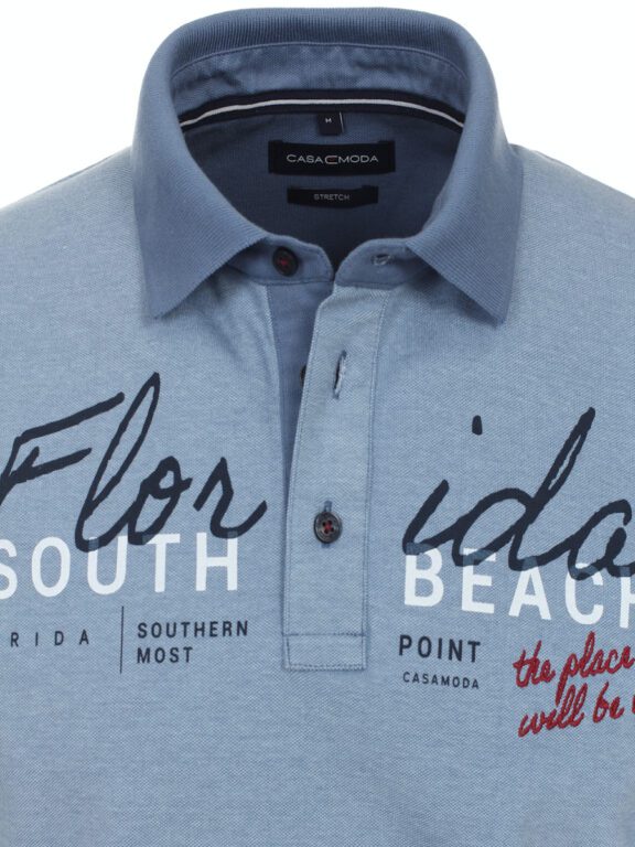 Casa Moda Florida South Beach Poloshirt 3-knoops 934059500-171 Blauw (1)