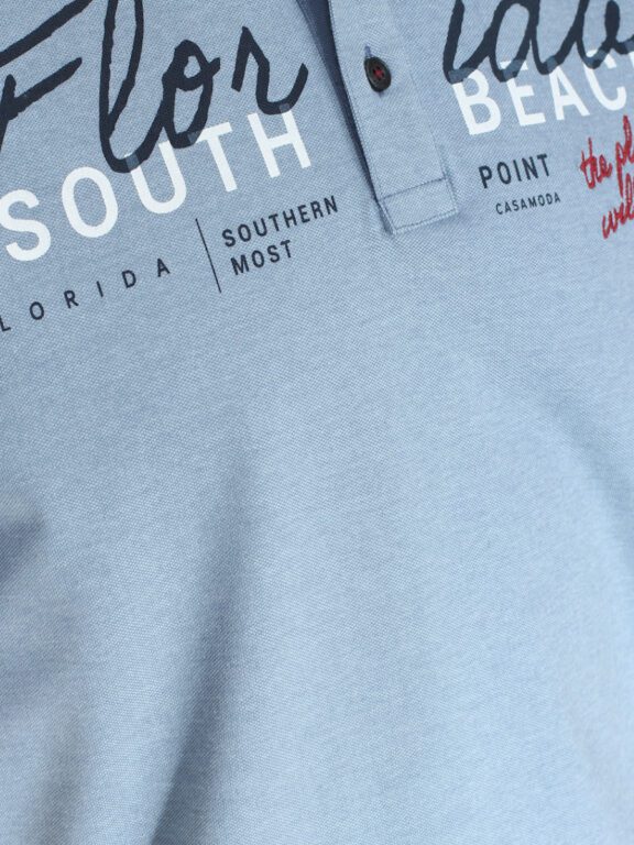 Casa Moda Florida South Beach Poloshirt 3-knoops 934059500-171 Blauw (5)