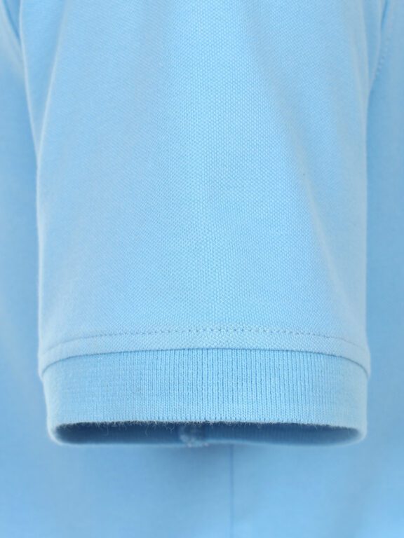 Casa Moda Poloshirt Effen Blauw Met Logo 004470-124 (4)