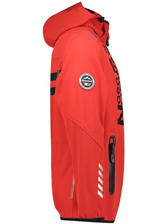 Geographical Norway Royaute Softshell Jas Rood-Zwart (3)