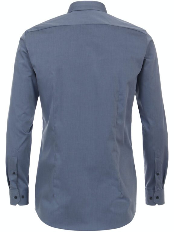 Venti Body Fit Heren Overhemd Blauw 134024500-100 (3)