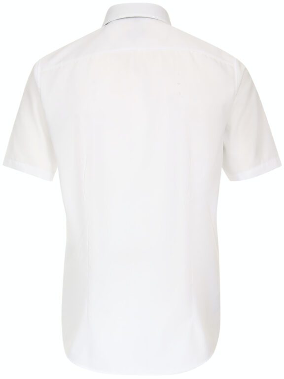Wit Overhemd Korte Mouw Dubbele Kraag Venti Modern Fit 634094800-000 (3)